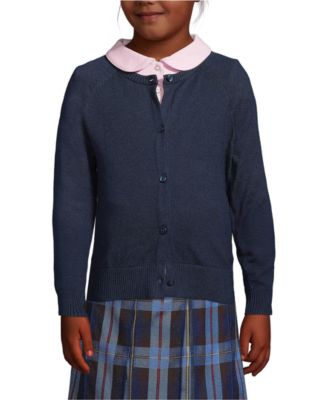 Girls School Uniform Cotton Modal Cardigan Sweater