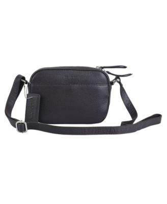 Pebbled Collection Clara Leather Small Crossbody Bag