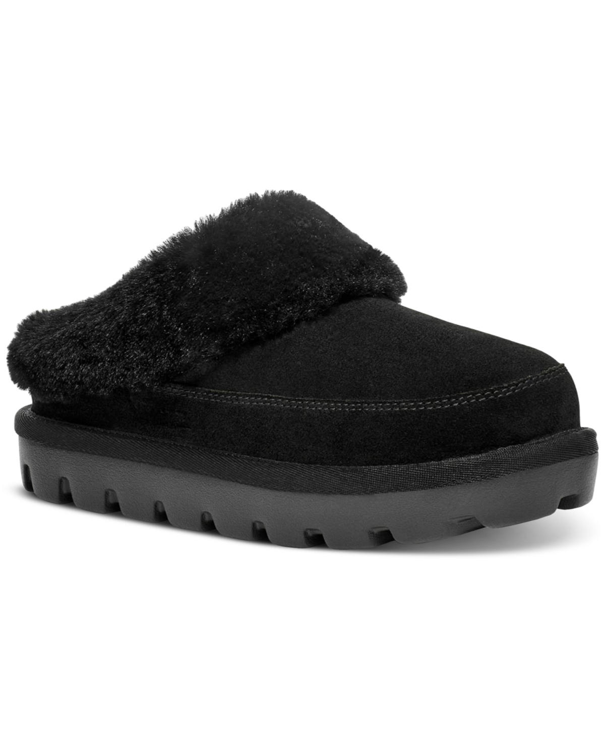 Koolaburra By Ugg Women's Tizzey Round-toe Slip-on Cozy Slippers In Black