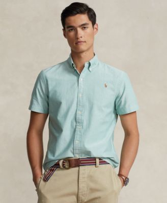 Photo 1 of Polo Ralph Lauren Men's Classic-Fit Short-Sleeve Oxford Shirt Large 