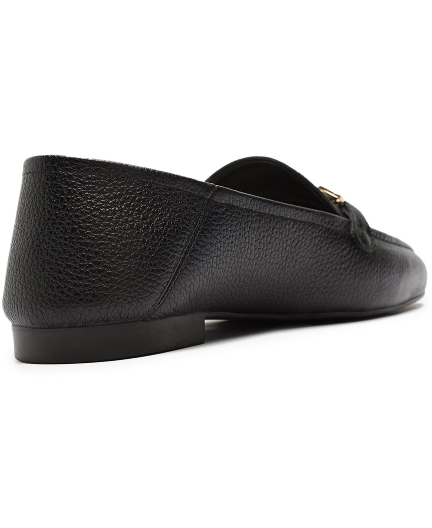 Женские туфли Arezzo Emma Horse Bit Pebble Leather Classic, цвет: Чёрный кожаный — фото 6