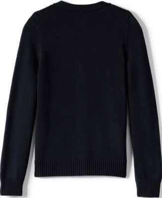 Girls School Uniform Cotton Modal Button Front Cardigan Sweater