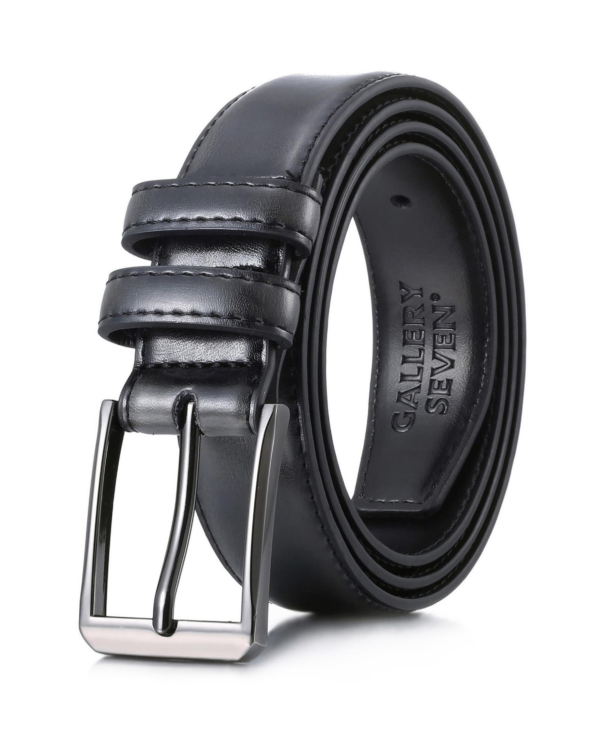 Men's Traditional Single Leather Belt - Navy