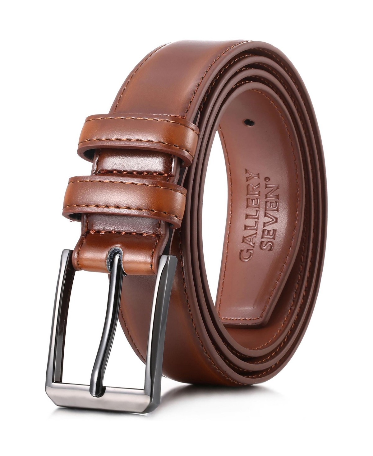 Men's Traditional Single Leather Belt - Navy