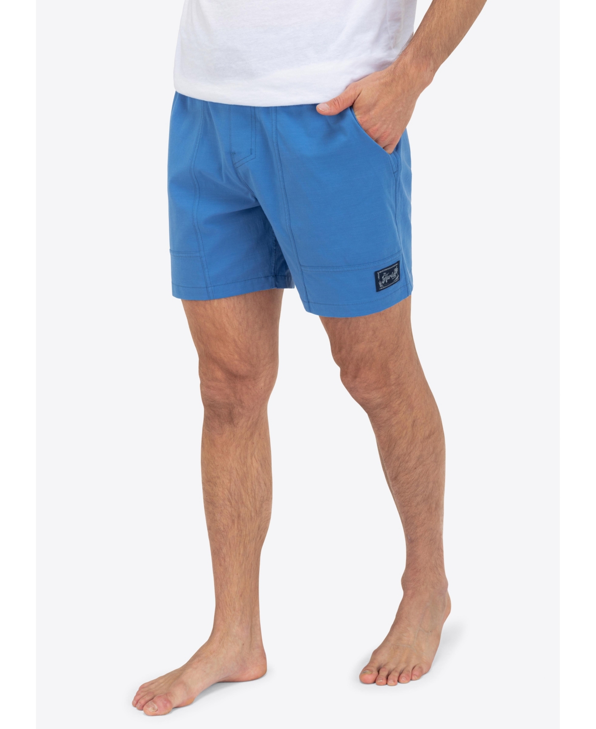 Hurley Men's Phantom Camper Volley Active 17" Shorts In Medium Blue