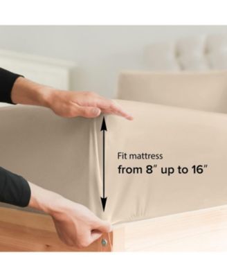 Microfiber Solid 7 Piece Sheet Se, Split King