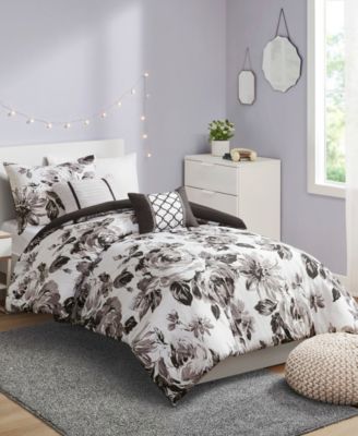 Dorsey Floral 4-Pc. Comforter Set, Twin/Twin XL