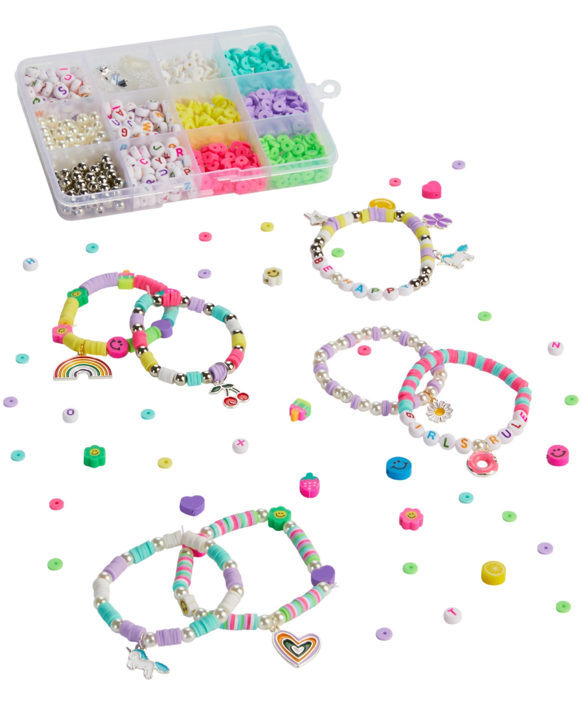 Geoffrey's Toy Box Kids' Diy Bracelet Designer Stacker Jewelry Set, Created For Macy's In Open Miscellaneous