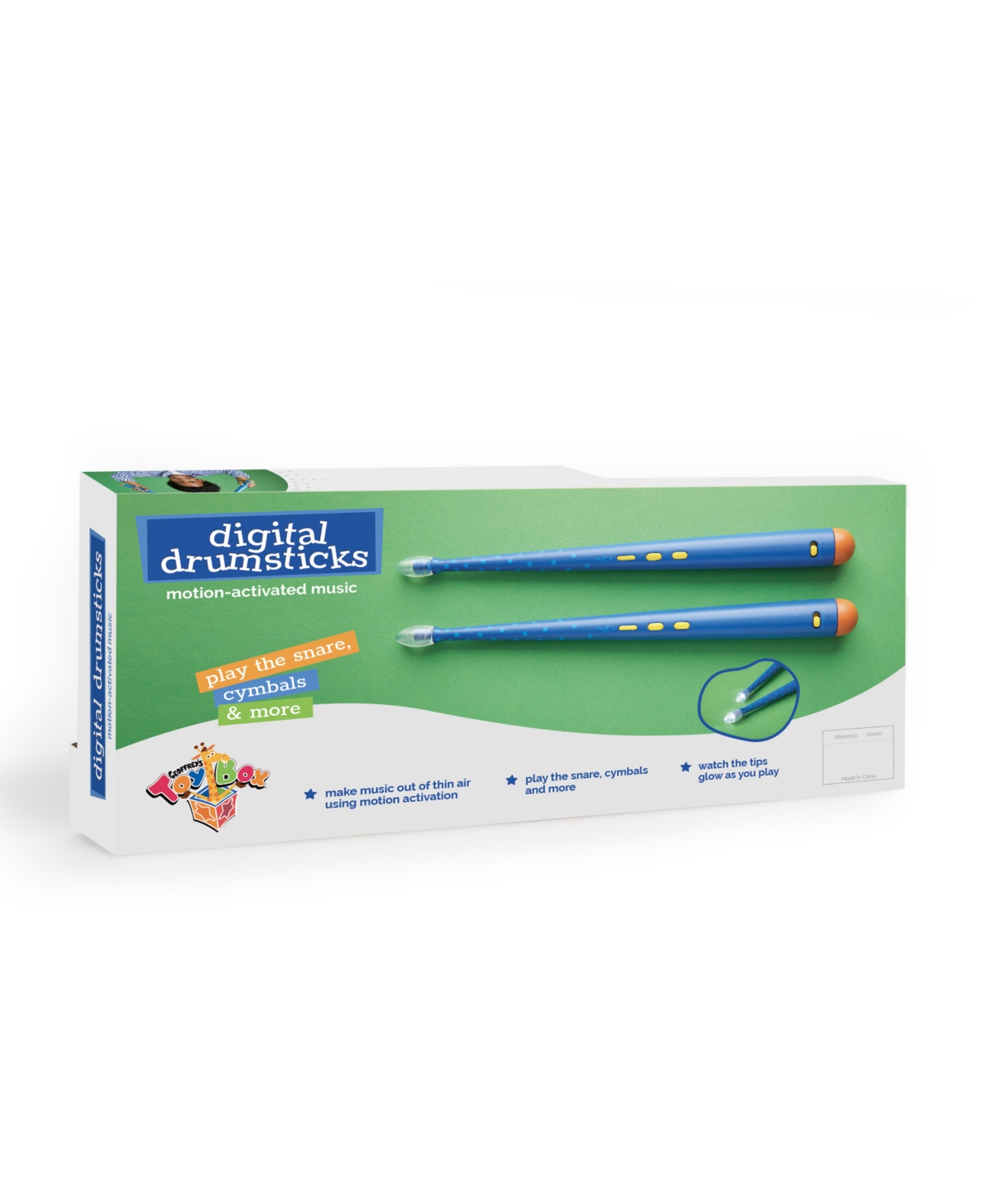 Shop Geoffrey's Toy Box Digital Drumsticks With Motion-activated Music, Created For Macy's In Open Miscellaneous