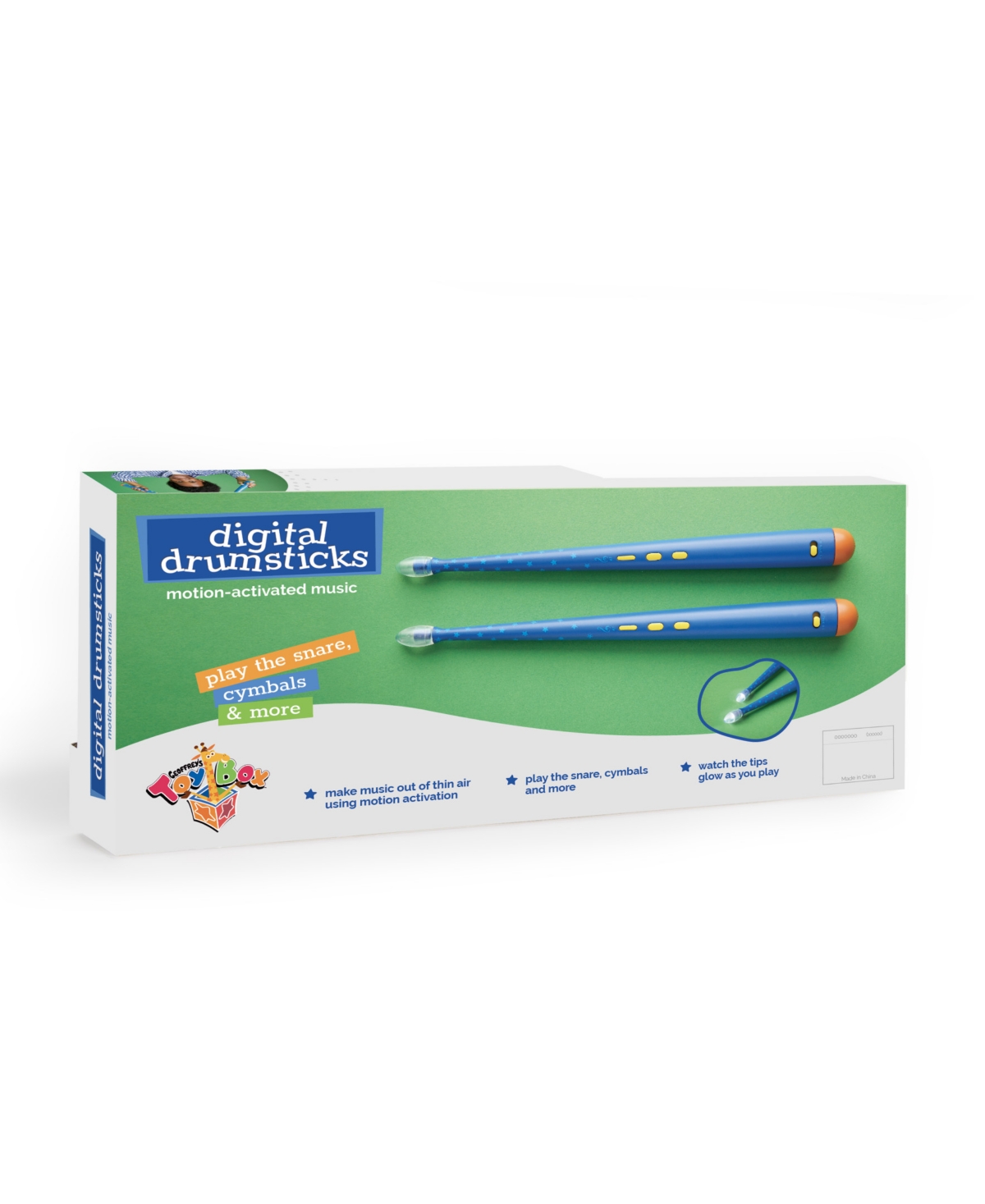 Geoffrey's Toy Box Digital Drumsticks With Motion-activated Music, Created For Macy's In Open Miscellaneous