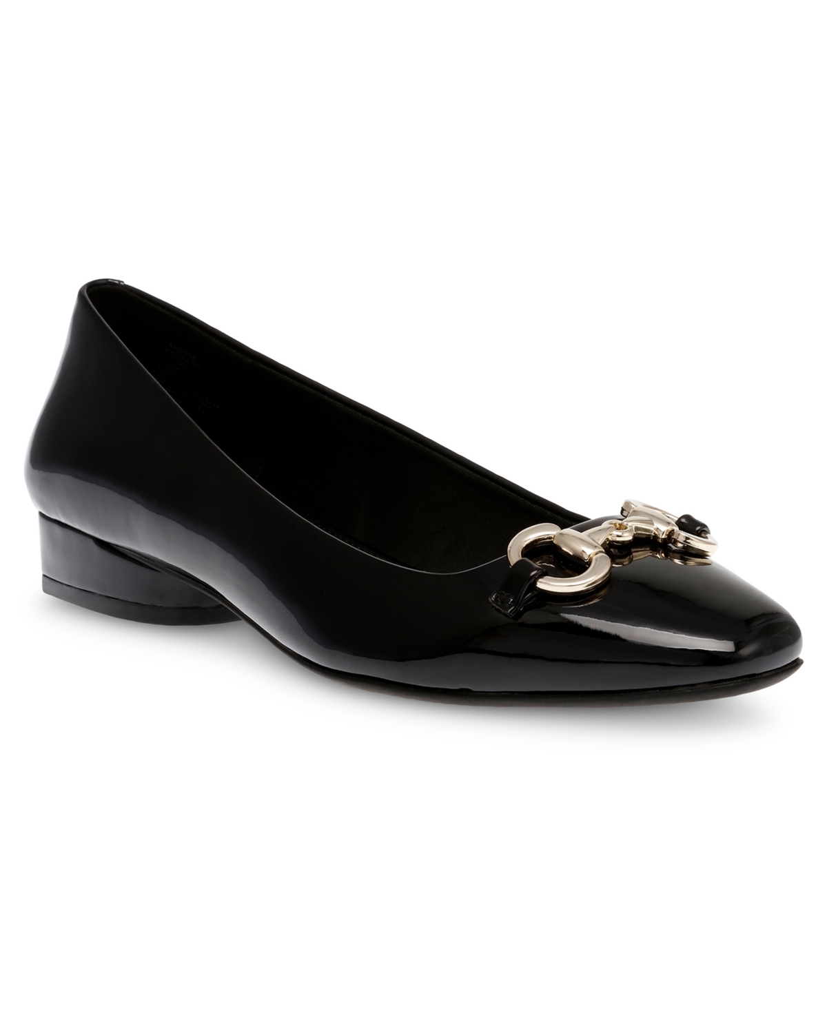 Women's Cora Tailored Ballet Flats - Black Patent