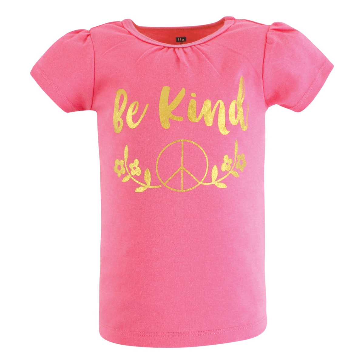 Hudson Baby Toddler Girls Short Sleeve T-Shirts,- Be kind