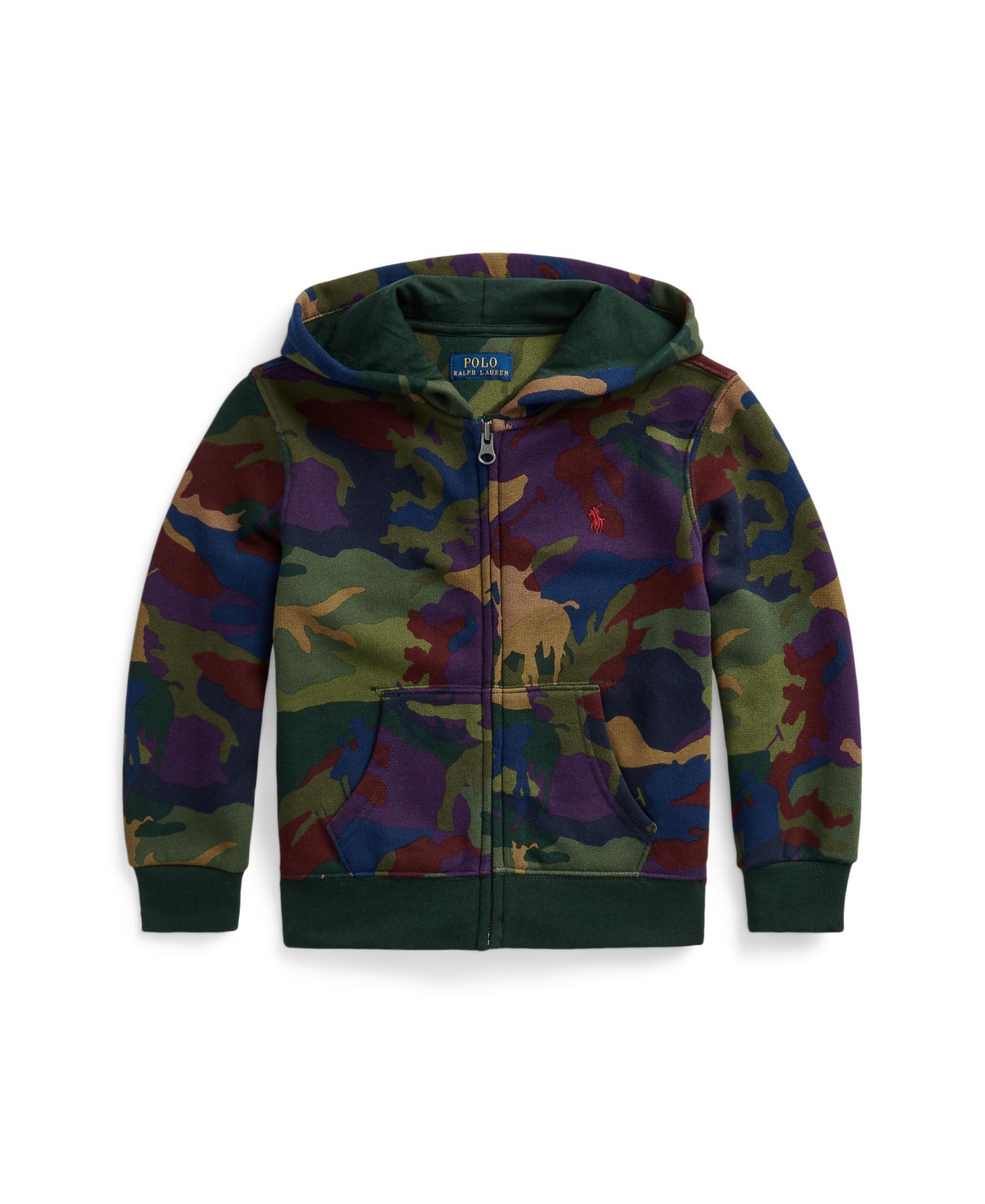 Polo player sales camo hoodie