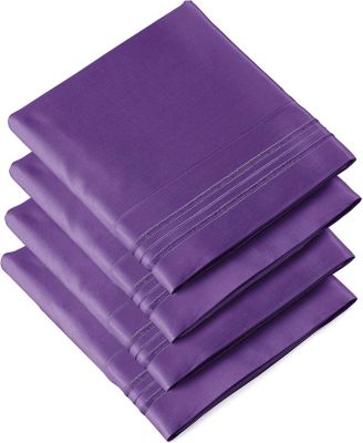 Pillowcase Set of 4 Soft Double Brushed Microfiber - Queen