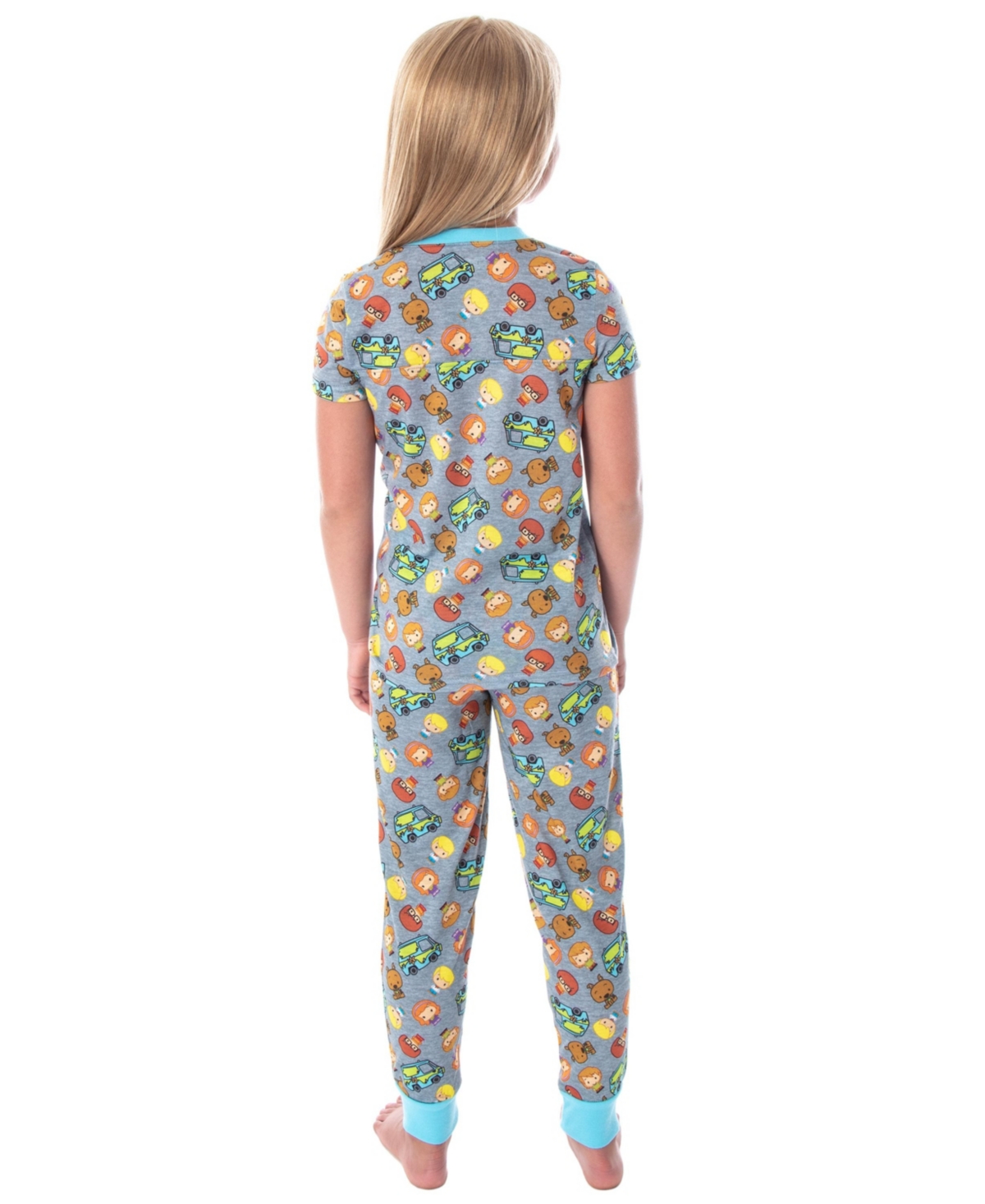 Scooby-Doo Girls Scooby Doo Pajamas Where Are You? Chibi Figures Pajama Set