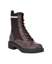 Tommy hilfiger boots outlet red