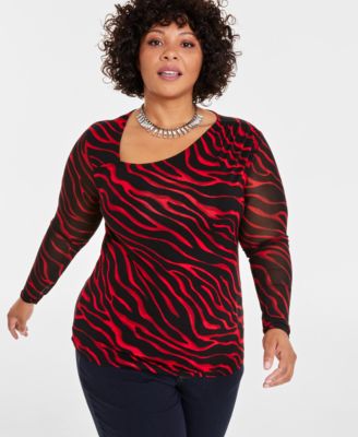 Macy's asymmetrical tops online