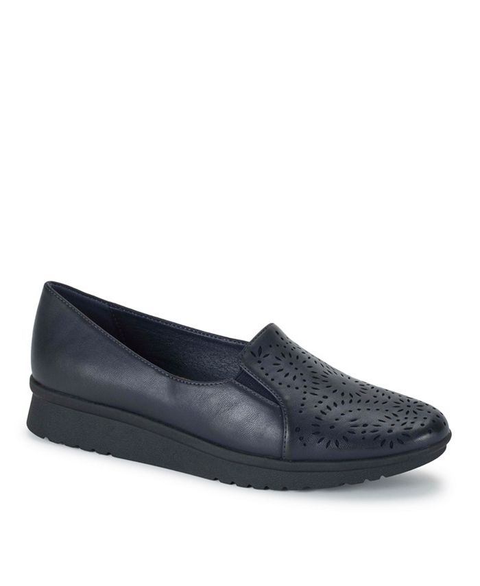 Scarpa da Barca con Plateau Stone Street da Donna in marrone scuro