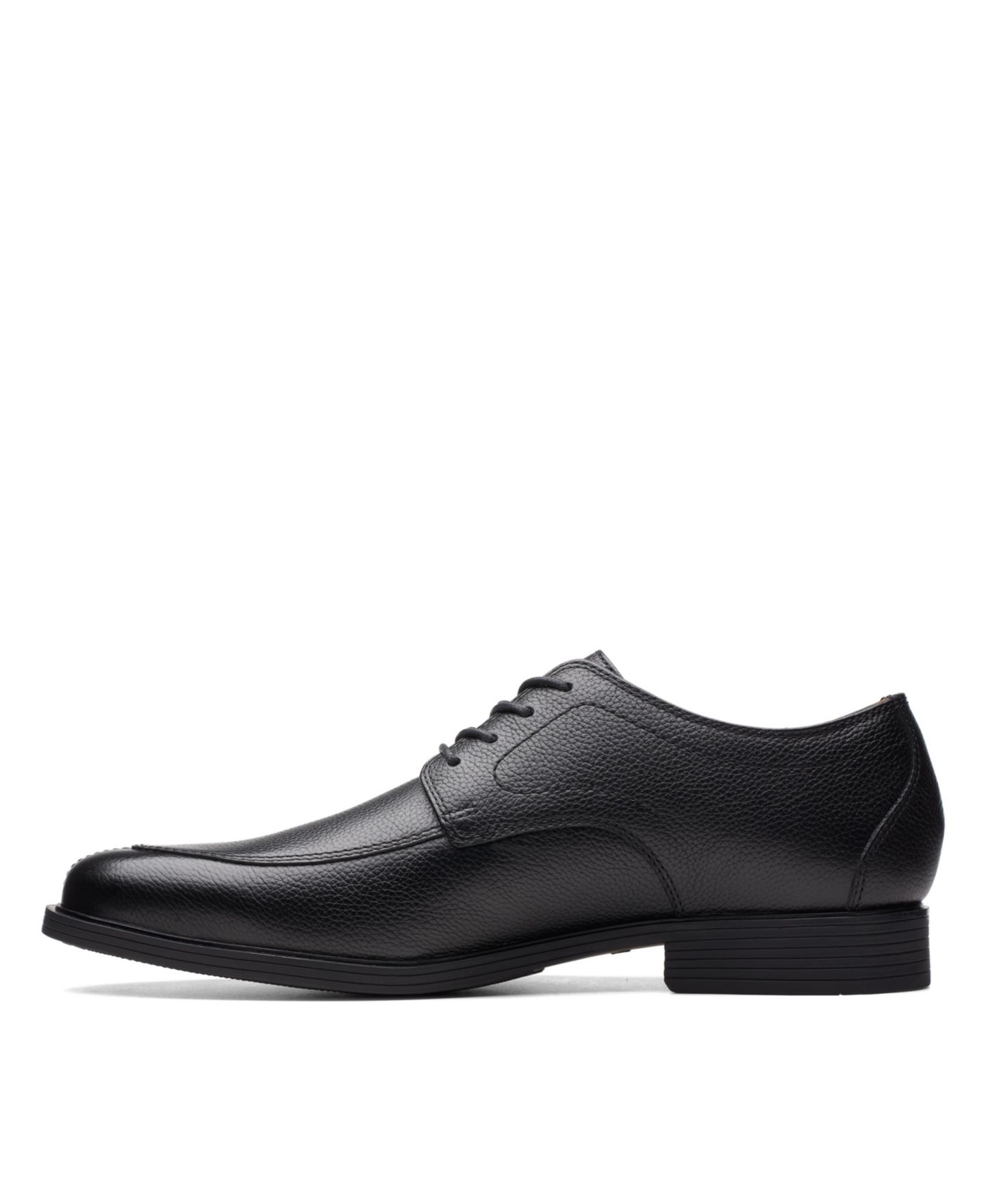 Обувь Clarks Men's Collection Whiddon Apron Oxford Dress Shoes, цвет: Чёрный кожаный — фото 4
