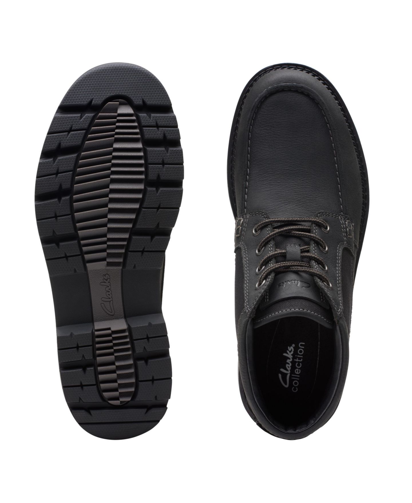 Мужские ботинки Clarks Collection Maplewalk Moc, цвет: Чёрный разноцветный — фото 4