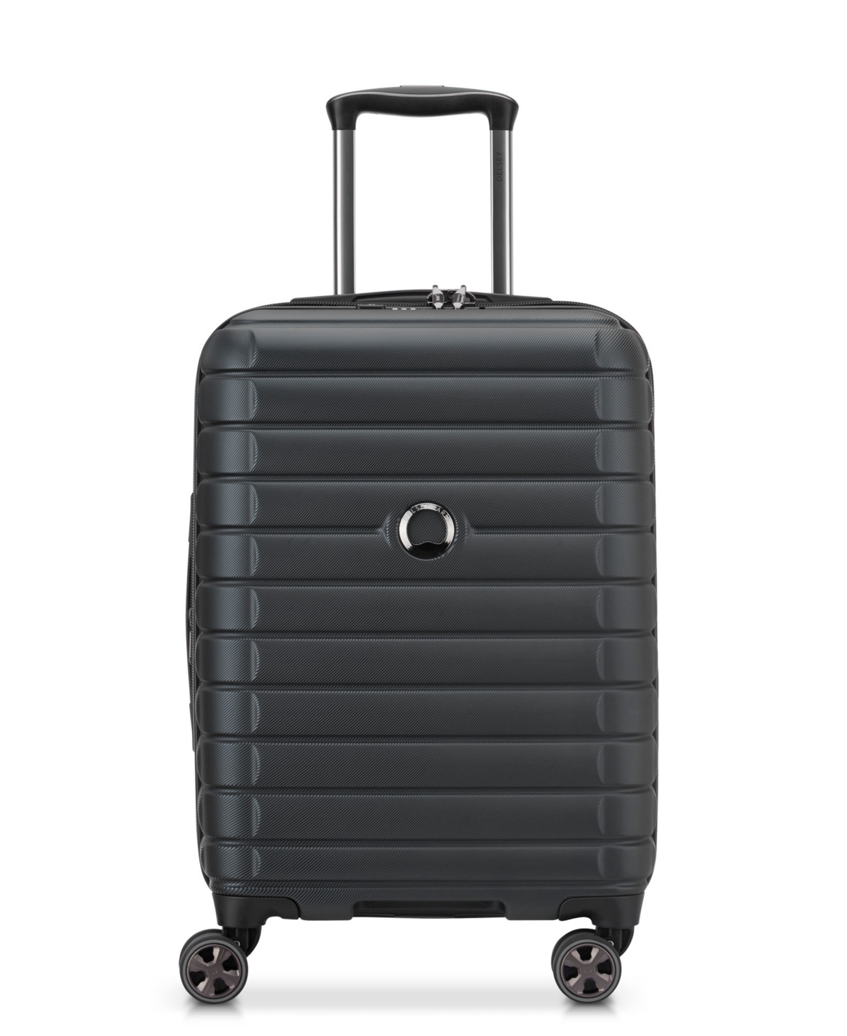 Shop Delsey Shadow 5.0 Expandable 20" Spinner Carry On Luggage In Black