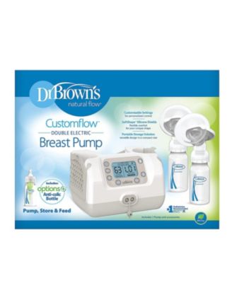 Baby Dr. Brown's Custom flow Double Electric Breast Pump with Baby Bottles
