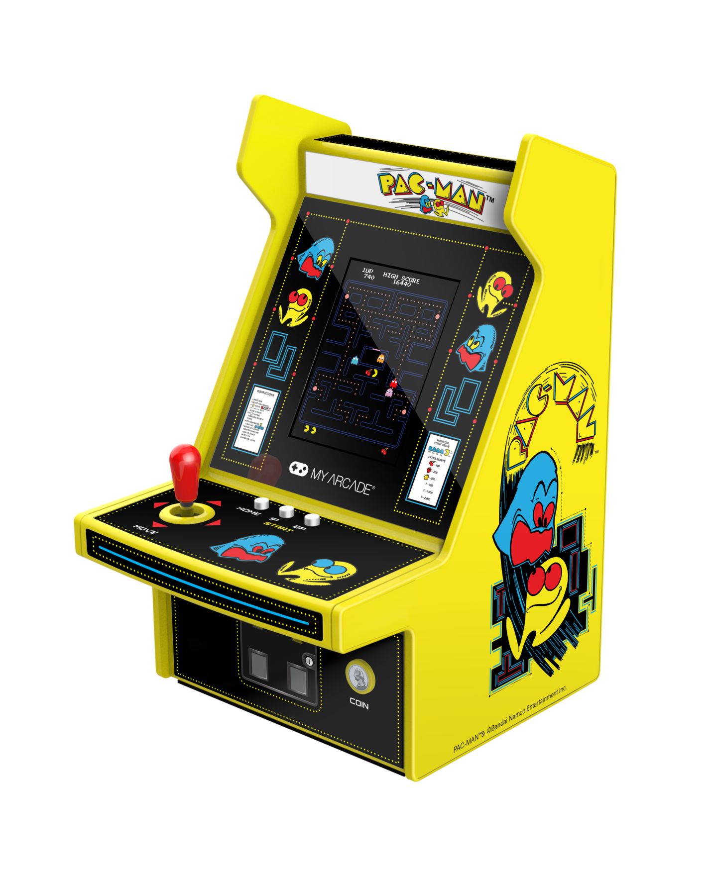 Детская игрушка My Arcade Micro Player Pro 6.7" Pac-Man Portable Retro Arcade Game — фото 1
