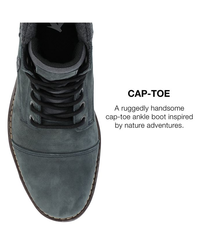 Territory Men's Yukon Wide Width Tru Comfort Foam Laceup Cap Toe Ankle