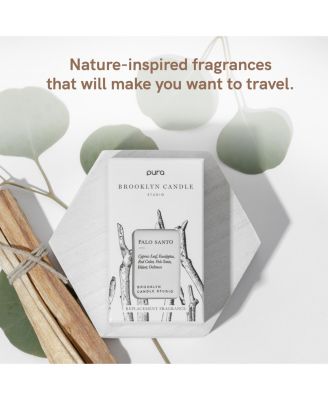 Brooklyn Candle Studio - Palo Santo - Home Scent Refill - Smart Home Air Diffuser Fragrance - Up to 120-Hours of Luxury Fragrance per Vial - Clean & Safe Diffuser Fragrance - 2 Pack