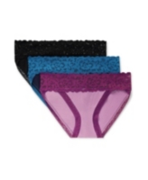 Adore Me Women's Joanie Cotton Pack Bikini Panty - Black
