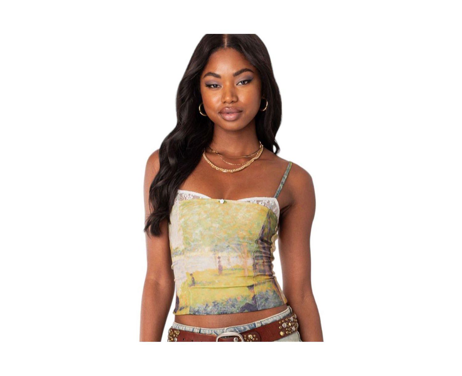 Women's Picture perfect lace bra top