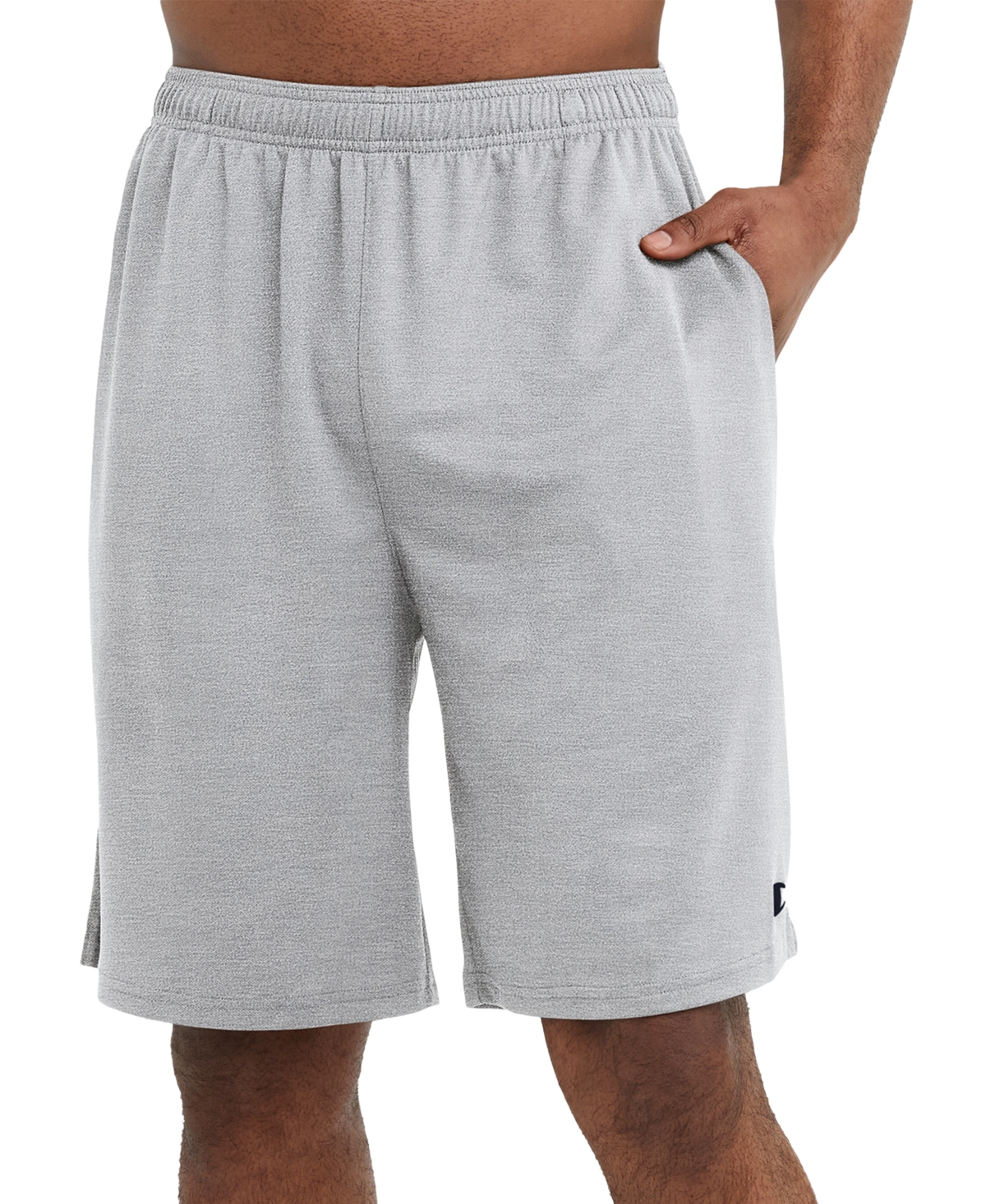 Men's Big & Tall Double Dry Standard-Fit 10" Sport Shorts - Oxford Gray