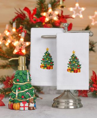 Mistletoe Farms - Tree 3-Pc. Towel and Pump Set