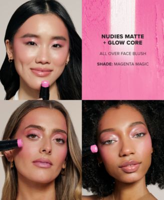 Nudies Matte + Glow Core All Over Face Blush Color, 0.2 oz.