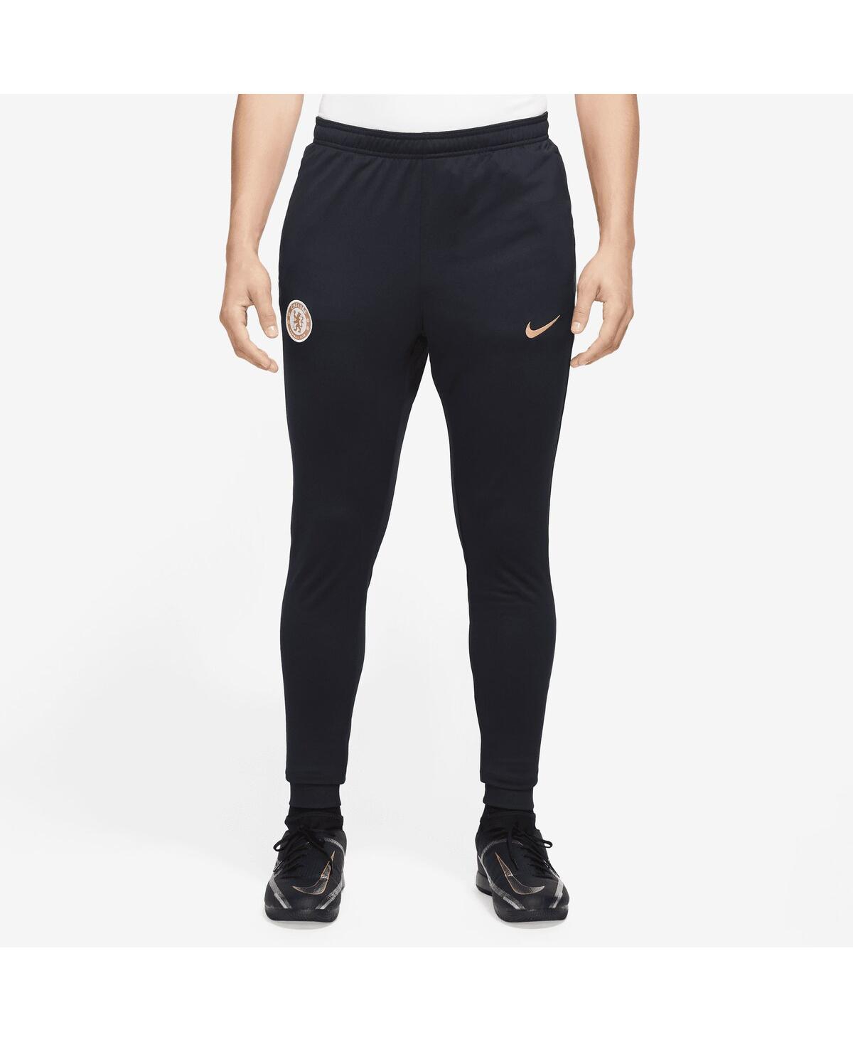 Shop Nike Men's  Navy Chelsea 2023/24 Strike Performance Track Pants