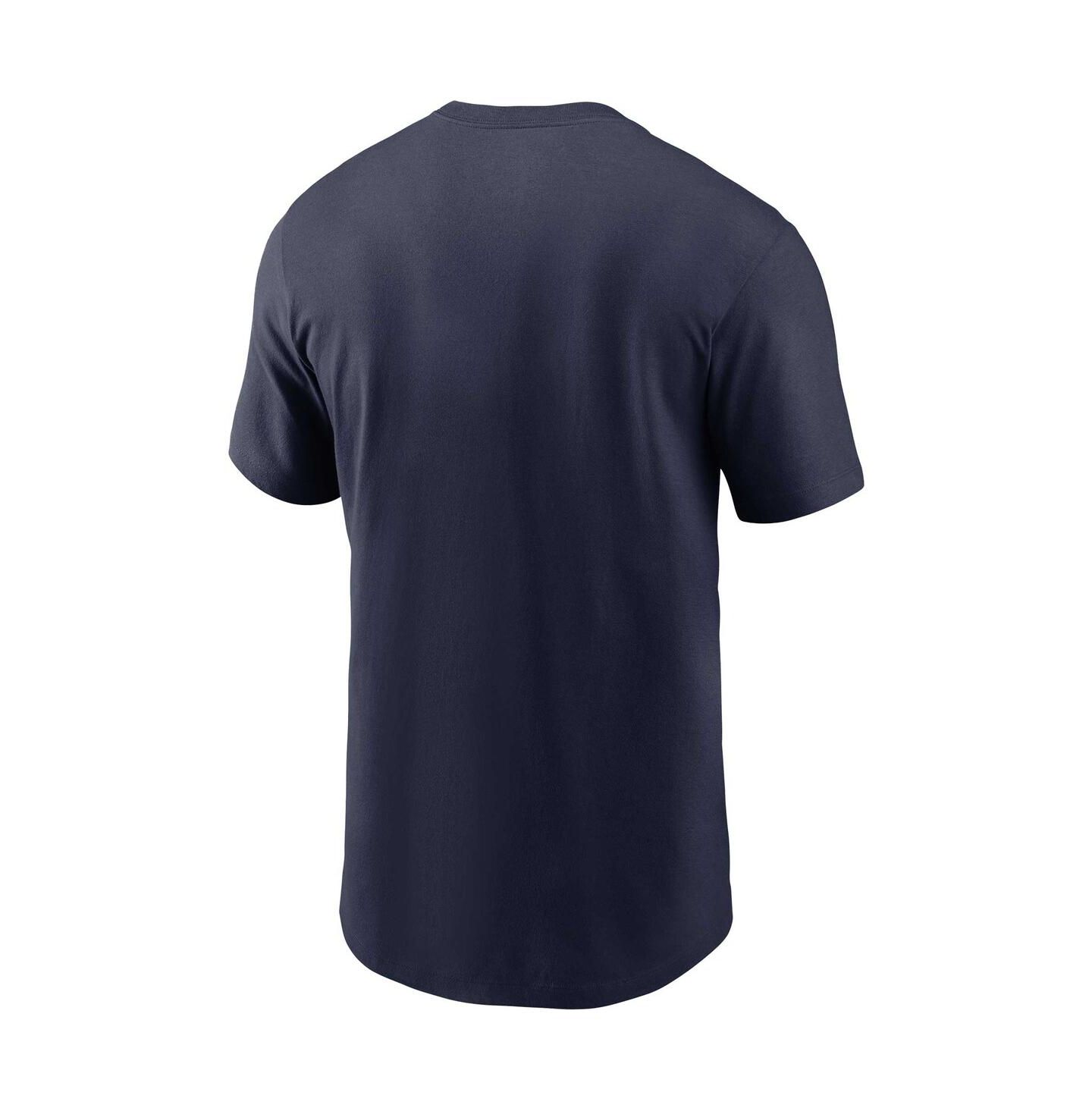 Мужская футболка Nike Navy Tennessee Titans Essential Blitz Lockup — фото 2