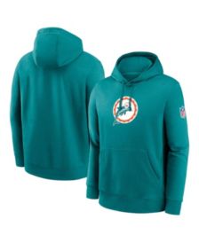 Men's Fanatics Branded Tua Tagovailoa Aqua Miami Dolphins Player Icon Name  & Number Fitted Pullover Hoodie