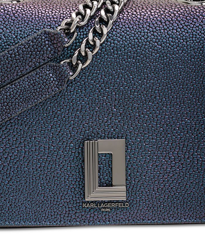 KARL LAGERFELD PARIS Lafayette Small Leather Shoulder Bag Macy's