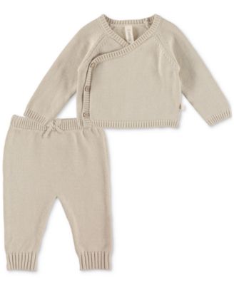 Chickpea - Baby Cotton Asymmetrical Sweater and Pants, 2 Piece Set