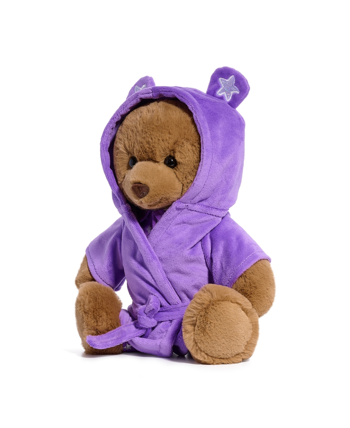 Geoffrey's Toy Box 9.5" Toy Plush Teddy Bear With Robe, Created For Macys In Pink