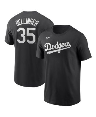 Men's Los Angeles Dodgers Cody Bellinger Nike Black Name & Number T-Shirt