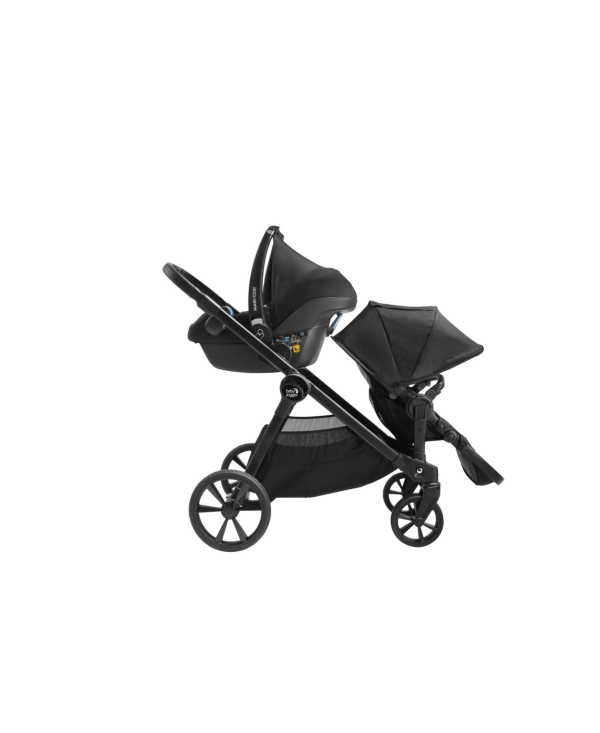 Baby Jogger Baby City Select 2 - Eco Collection Second Seat Kit In Lunar Black