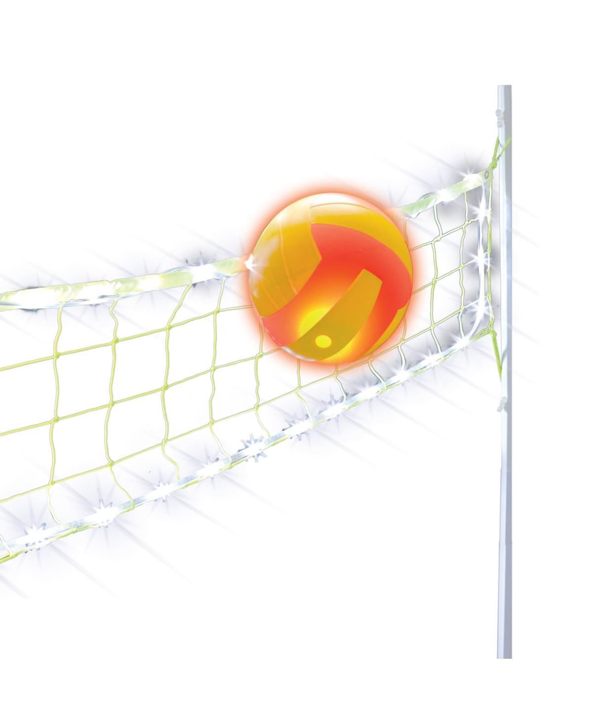 Black Series Night Glow Volleyball Set In Open Miscellaneous