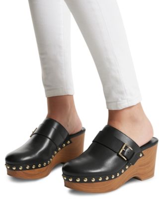 Michael Kors Women's Rye Slip-On Studded Platform Clogs