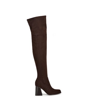 Nine west over hot sale the knee boots