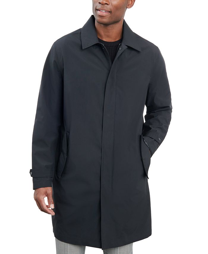 Michael Kors Men's Macintosh Full-Zip Raincoat, Created for Macy's - Macy's