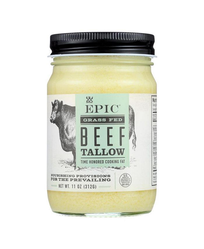 Epic Animal Oil, Beef Tallow, 11 Ounce (Pack of 2)