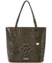 Brahmin Duxbury Abalone Medium Embossed Leather Satchel - Macy's