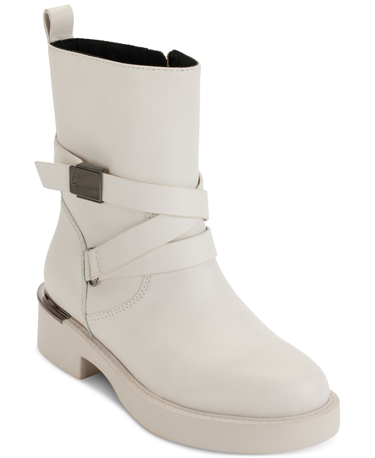 Dkny Taeta Platform Bootie In Pebble