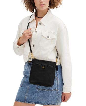 COACH Crossgrain Leather Kitt Crossbody - Macy's